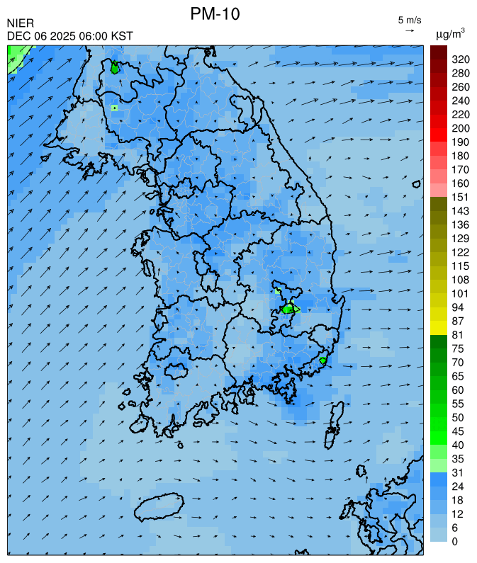 06:00 KST PM-10 예측모델
