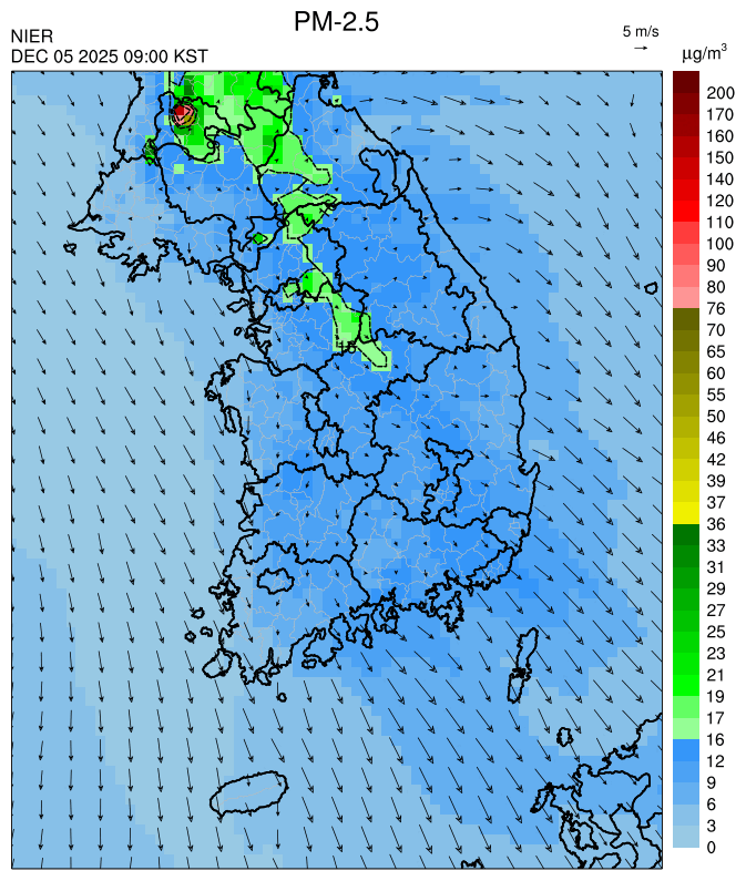 09:00 KST PM-2.5 예측모델