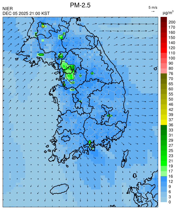21:00 KST PM-2.5예측모델