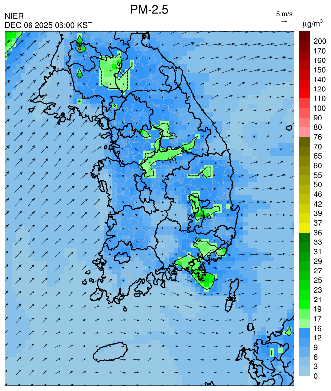 06:00 KST PM-2.5 예측모델