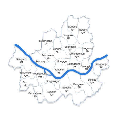 서울특역시 지도
